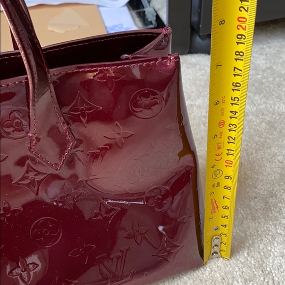 Louis Vuitton Amarante Monogram Vernis Wilshire - Picture 6 of 7